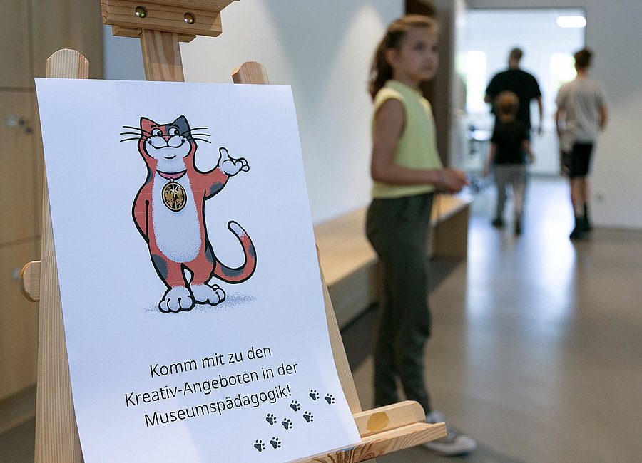 Kinder der MuseumsKids bei einer Aktion im Museum