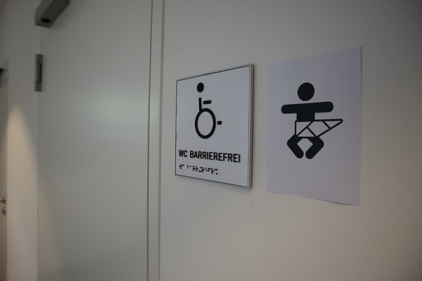 Barrierefreie Toilette